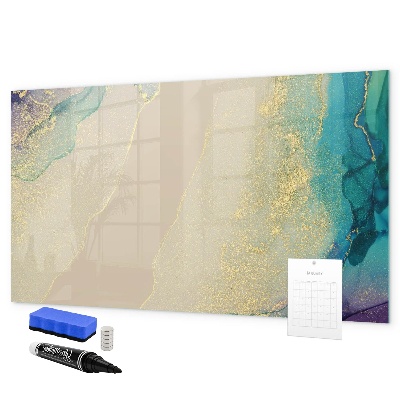 Dry erase board magnetic A stylish board for notes and photos