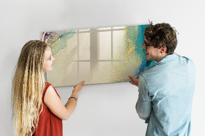 Dry erase board magnetic A stylish board for notes and photos
