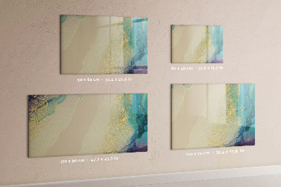 Dry erase board magnetic A stylish board for notes and photos