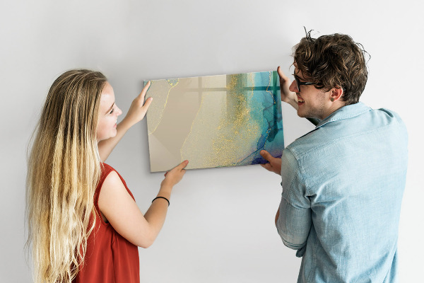 Dry erase board magnetic A stylish board for notes and photos