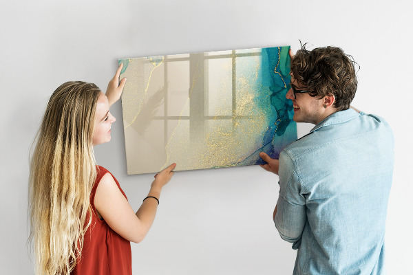 Dry erase board magnetic A stylish board for notes and photos