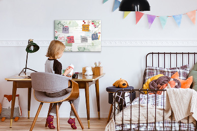Dry erase board magnetic A recipe for memories and inspiration