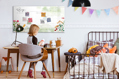 Magnetic dry erase board A creative board for recipes and memories