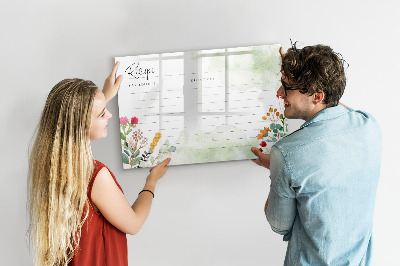 Magnetic dry erase board A creative board for recipes and memories