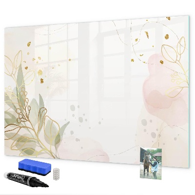 Dry erase board magnetic A stylish board for presenting photos