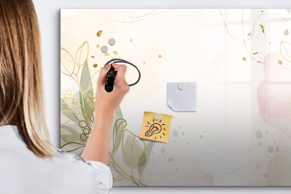 Dry erase board magnetic A stylish board for presenting photos