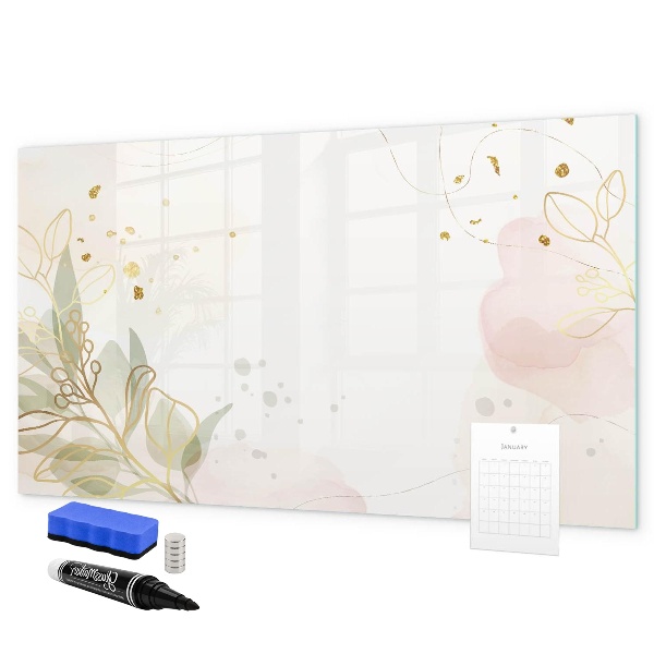 Dry erase board magnetic A stylish board for presenting photos