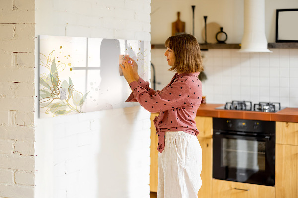 Dry erase board magnetic A stylish board for presenting photos