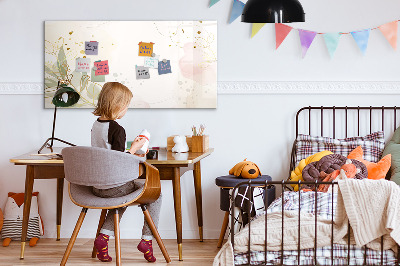 Dry erase board magnetic A stylish board for presenting photos