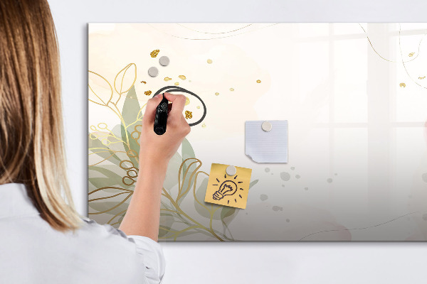 Dry erase board magnetic A stylish board for presenting photos