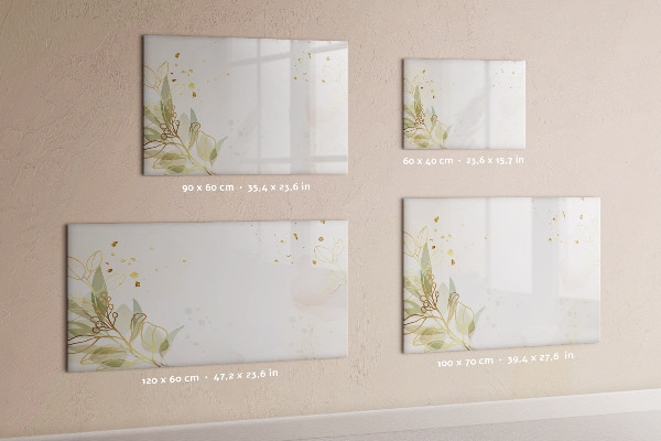 Dry erase board magnetic A stylish board for presenting photos