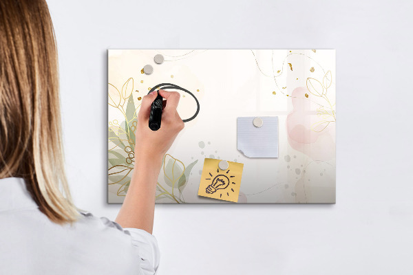 Dry erase board magnetic A stylish board for presenting photos