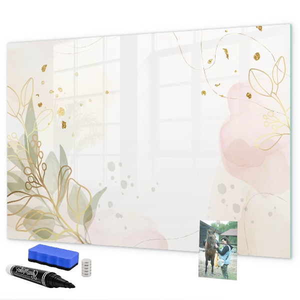 Dry erase board magnetic A stylish board for presenting photos