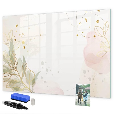 Dry erase board magnetic A stylish board for presenting photos