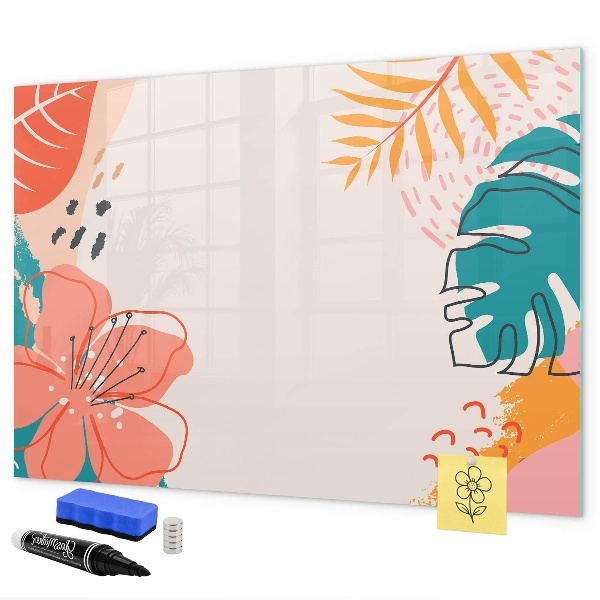 Magnetic dry erase board Creative memory pin board