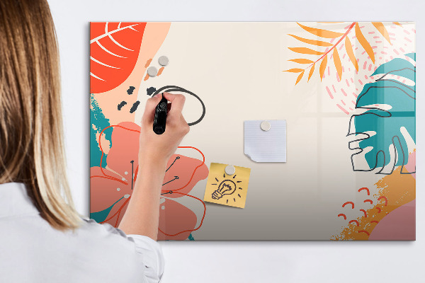 Magnetic dry erase board Creative memory pin board