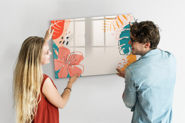 Magnetic dry erase board Creative memory pin board