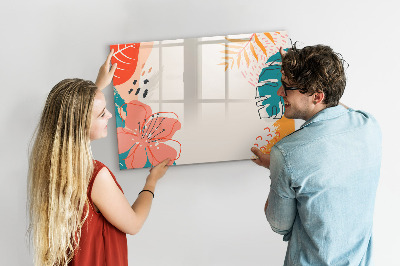 Magnetic dry erase board Creative memory pin board