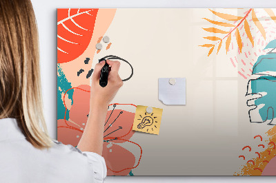 Magnetic dry erase board Creative memory pin board