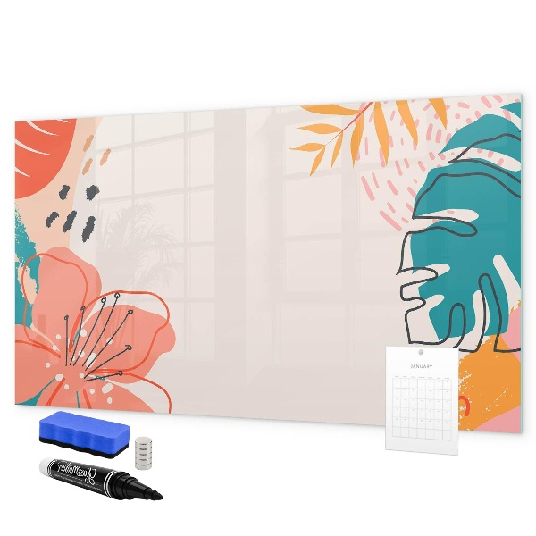 Magnetic dry erase board Creative memory pin board
