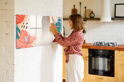 Magnetic dry erase board Creative memory pin board