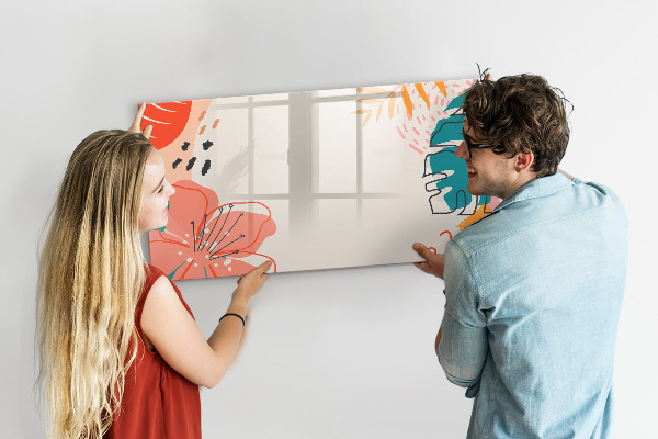 Magnetic dry erase board Creative memory pin board
