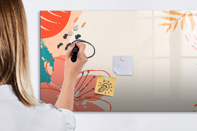 Magnetic dry erase board Creative memory pin board