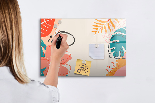Magnetic dry erase board Creative memory pin board