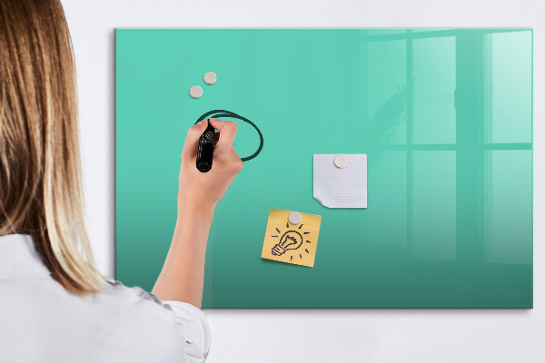 Dry erase board magnetic A colorful board for notes and photos