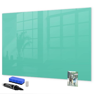Dry erase board magnetic A colorful board for notes and photos