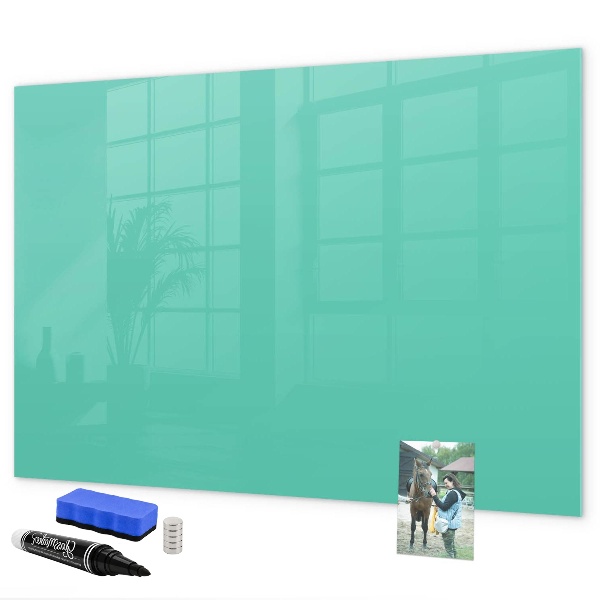 Dry erase board magnetic A colorful board for notes and photos