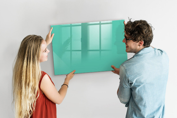 Dry erase board magnetic A colorful board for notes and photos