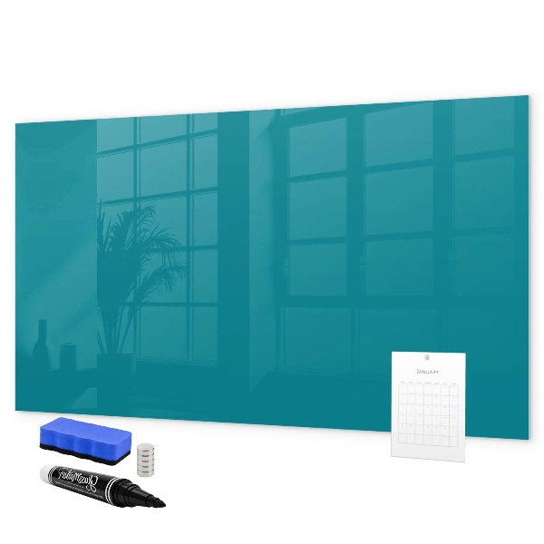 Dry erase board magnetic A colorful board for notes and photos
