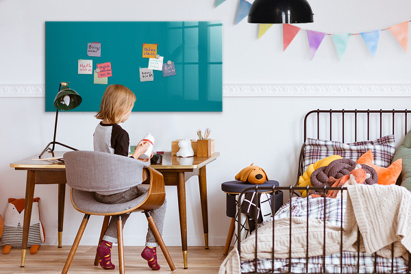 Dry erase board magnetic A colorful board for notes and photos