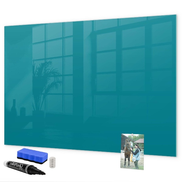 Dry erase board magnetic A colorful board for notes and photos