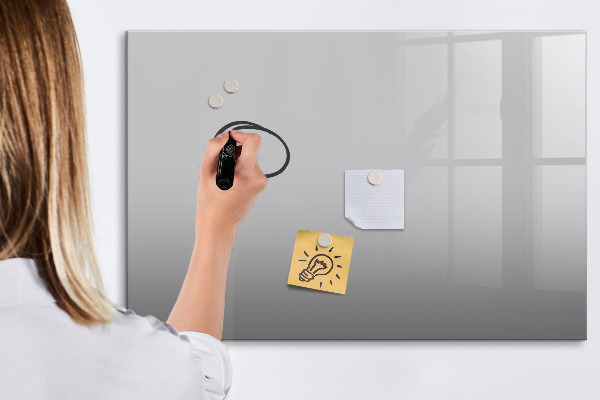 Magnetic dry erase board A practical board for notes and photos