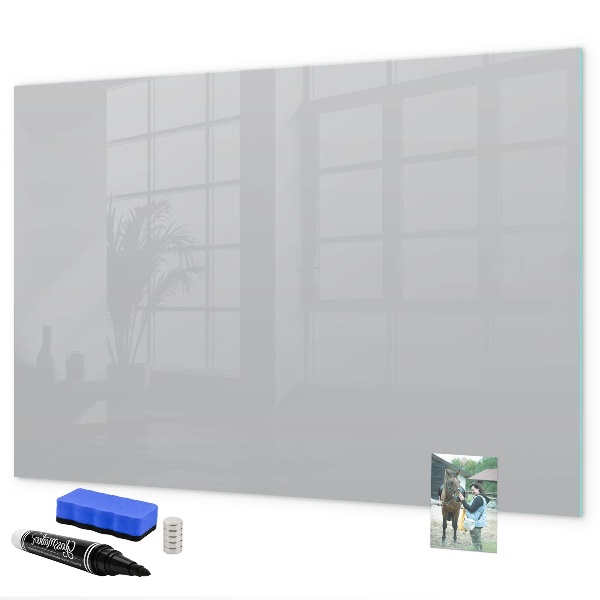 Magnetic dry erase board A practical board for notes and photos
