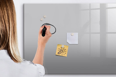 Magnetic dry erase board A practical board for notes and photos
