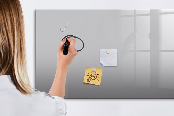 Magnetic dry erase board A practical board for notes and photos