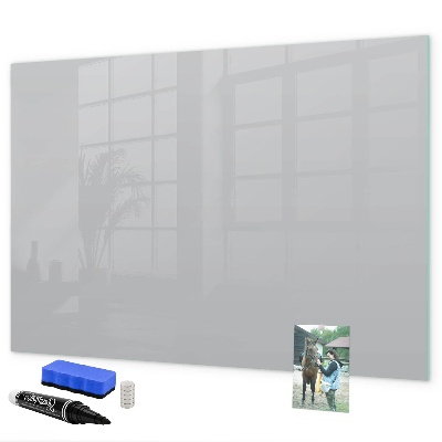 Magnetic dry erase board A practical board for notes and photos