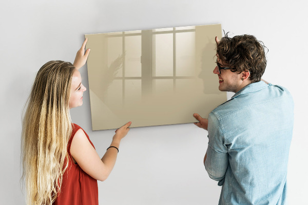 Dry erase board magnetic A cozy place for memories and notes