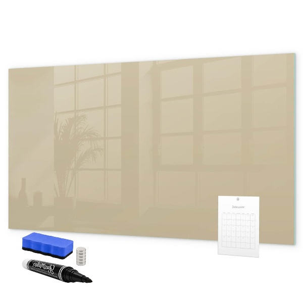 Dry erase board magnetic A cozy place for memories and notes