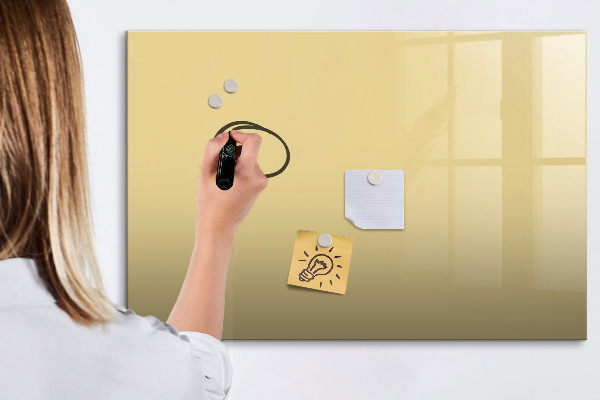 Magnetic dry erase board A cozy place for memories and notes