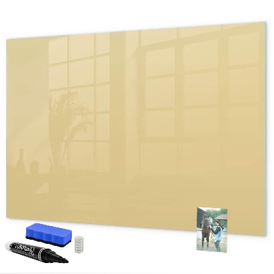 Magnetic dry erase board A cozy place for memories and notes