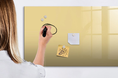 Magnetic dry erase board A cozy place for memories and notes