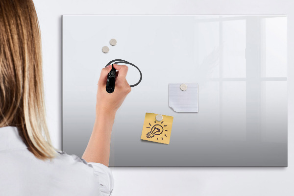 Dry erase board magnetic A practical board for notes and photos