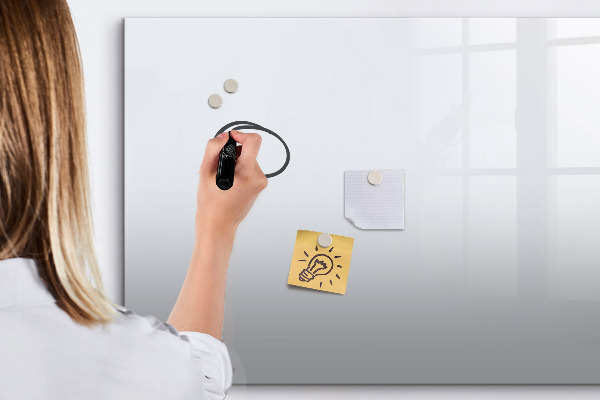 Dry erase board magnetic A practical board for notes and photos
