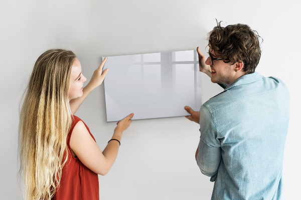 Dry erase board magnetic A practical board for notes and photos