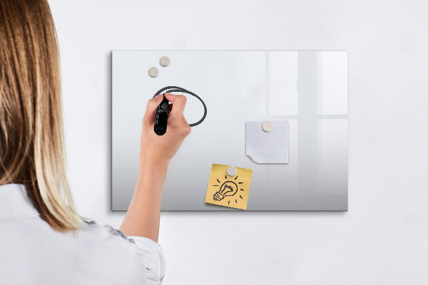 Dry erase board magnetic A practical board for notes and photos