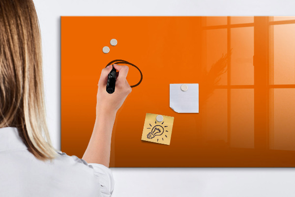 Magnetic dry erase board A creative way to present your photos